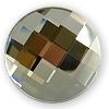 Swarovski 2035 Hot Fix Chessboard Circle Rhinestones 6mm